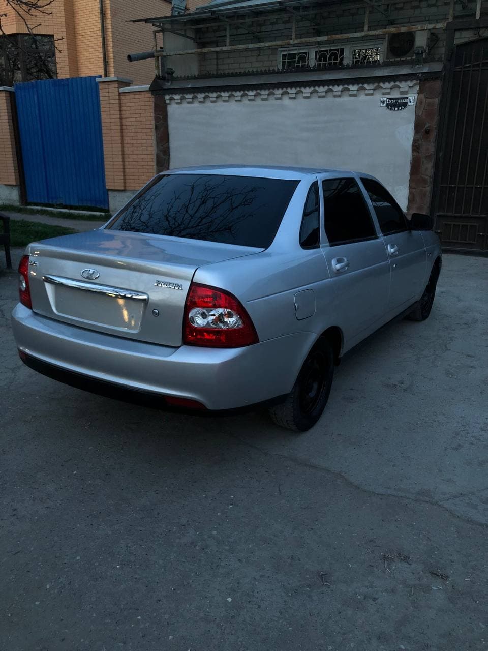 Полная покраска Лада Приора (серебро) — после